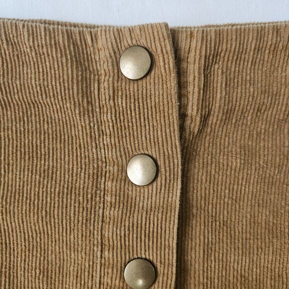 WISHLIST Brown Corduroy Mini Skirt Size Girls Junior Large - Picture 3 of 6